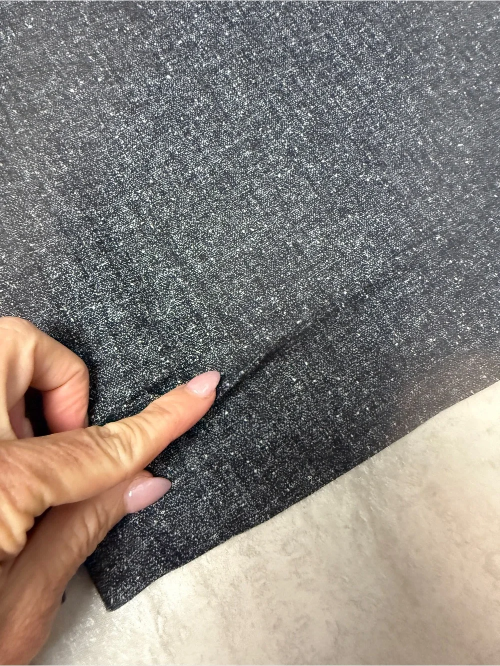 CAbi pants Wide-Leg Gray Dress Pants #230 Speckle trouser tweed pants - Picture 4 of 11